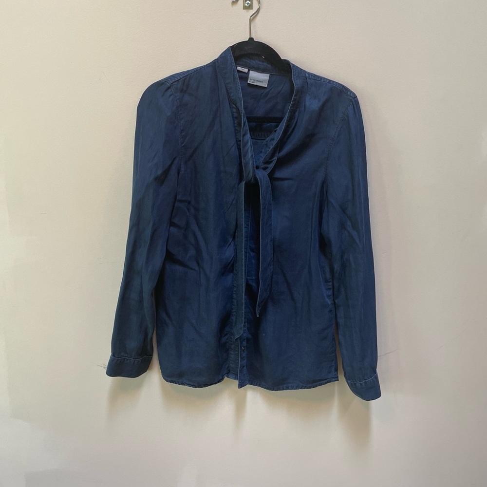 Tie front blouse